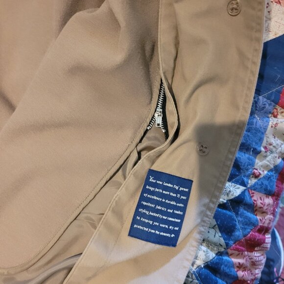 Womens London Fog Raincoat - Picture 3 of 5